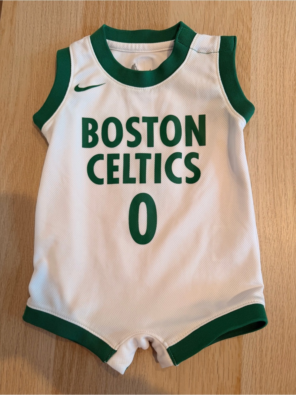 Boston Celtics Baby Tatum Jersey Romper